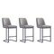 Manhattan Comfort Serena Counter Stool in Grey, 3PK 3-CS017-GY - alternate 9